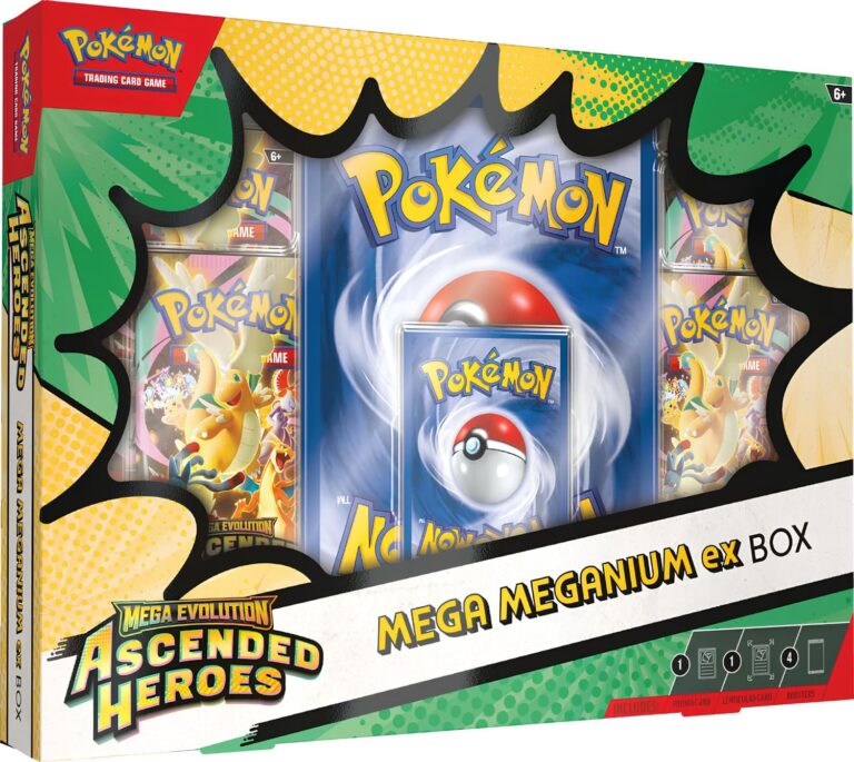 Pokémon-Ascended-Heroes-Erhabene-Helden-Mega-Meganium-Meganie-ex-Box-Kollektion-Collection-Englisch