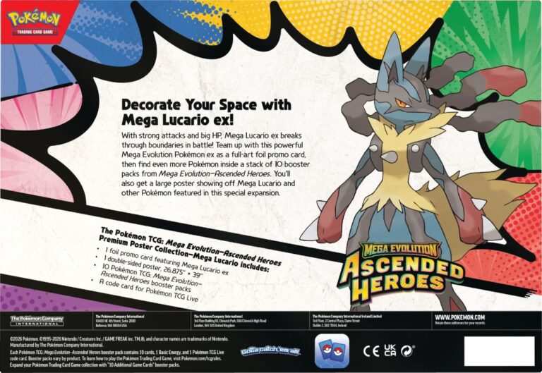 Pokémon-Ascended-Heroes-Premium-Poster-Collection-Mega-Lucario-Englisch-1