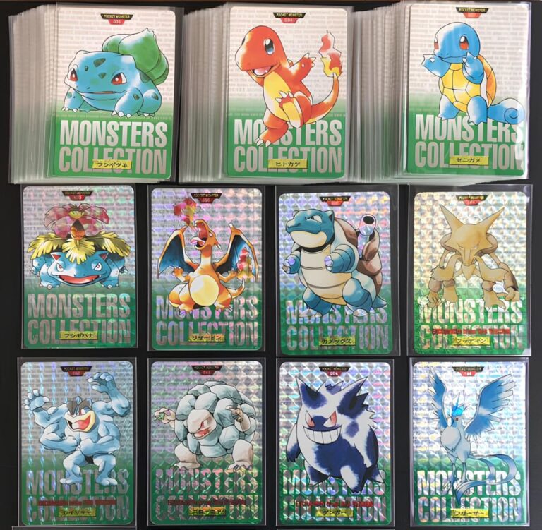 Pokémon-Bandai-Cardass-1996-Series-1-Karten