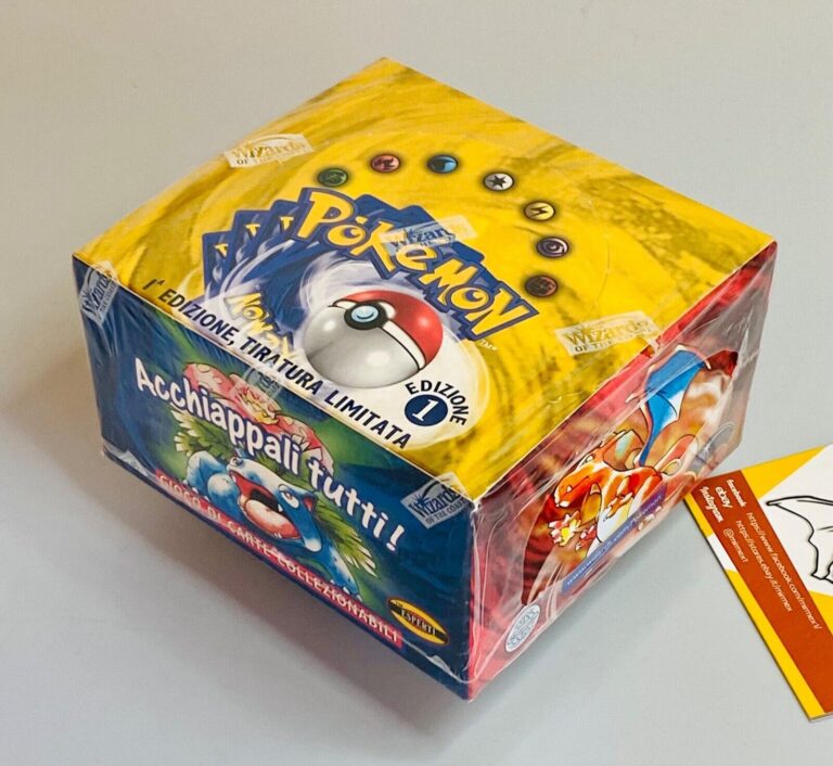 Pokémon-Base-Set-1st-Edition - Booster-Display-Italenisch