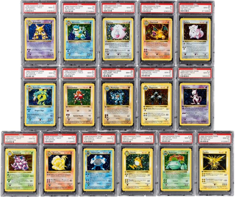 Pokémon-Base-Set-1st-Edition-Complete-PSA-10-Englisch