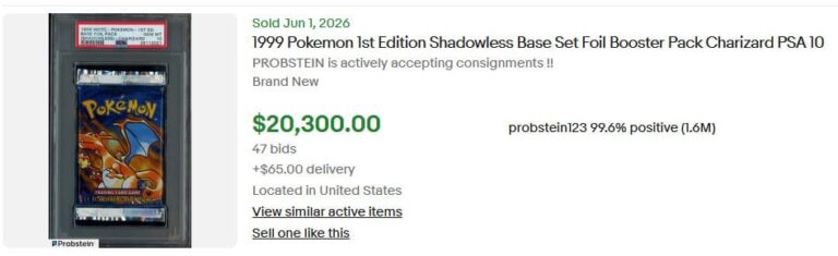 Pokémon-Base-Set-Booster-Pack-1st-Edition-Charizard-PSA-10-1999-Preis-Wert-Juni-2026