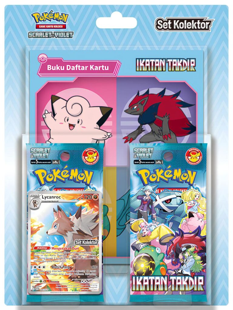 Pokémon-Battle-Partners-Ikatan-Takdir-SV9s-Collector-Set-Lycanroc-Wolwerock-Indonesien