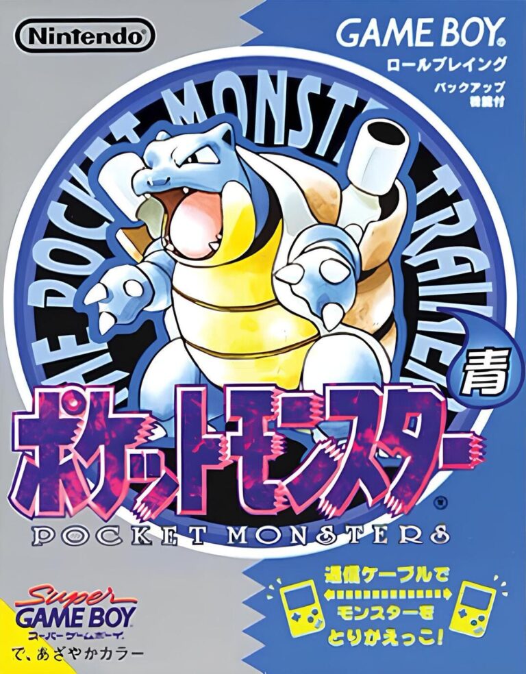 Pokémon-Blue-Blau-Game-Boy-Spiel-Japan-Cover