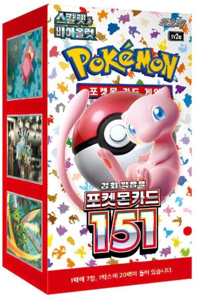 Pokémon-Card-151-SV2a-Booster-Display-Box-Korea-TCG