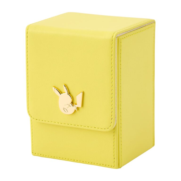 Pokémon-Card-Game-Genuine-Leather-Flip-Deck-Box-Pikachu-Pokémon-Center-Japan-TCG-2025