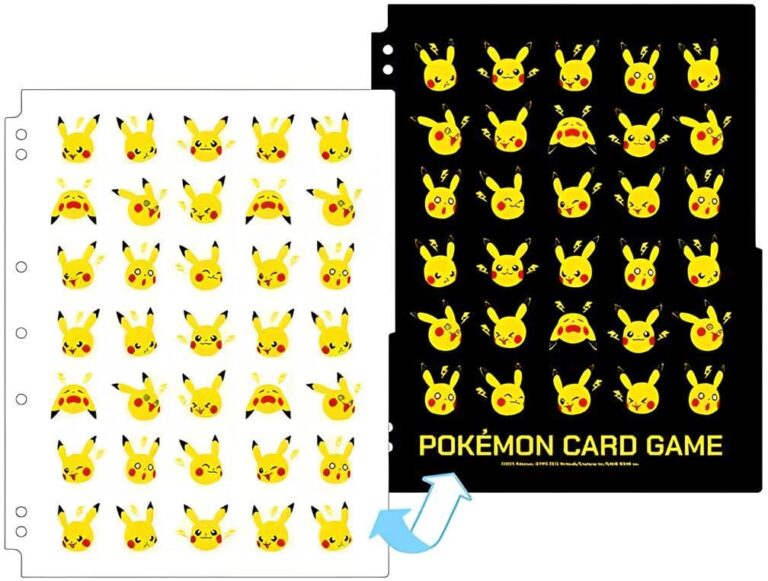 Pokémon-Card-Game-Merchandise-Binder-Refill-Pikachu-Thunder-Pokémon-Center-Japan-TCG-November-2025