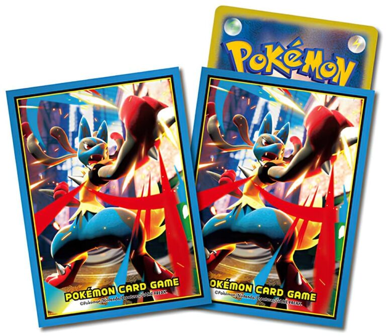 Pokémon-Card-Game-Merchandise-Card-Sleeves-Kartenhüllen-Mega-Lucario-Pokémon-Center-Japan-TCG-August-2025