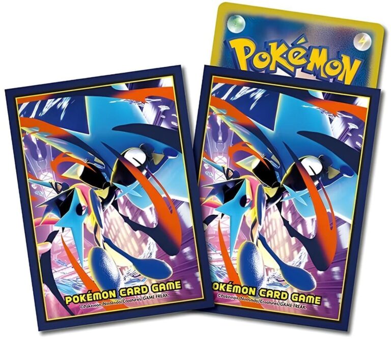 Pokémon-Card-Game-Merchandise-Kartenhüllen-Sleeves-Mega-Greninja-Quajutsu-Ninja-Spinner-Pokémon-Center-Japan-TCG-März-2026