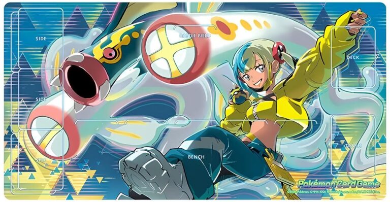 Pokémon-Card-Game-Merchandise-Playmat-Canari-Canary-Mega-Eelektross-Pokémon-Center-Japan-TCG-Januar-2026