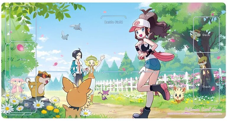 Pokémon-Card-Game-Merchandise-Playmat-Spielmatte-Hilda-Lotta-Pokémon-Center-Japan-TCG-Juni-2025