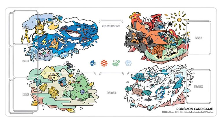 Pokémon-Card-Game-Merchandise-Playmat-Spielmatte-Otenki-Team-Pokémon-Center-Japan-TCG-Juli-2025