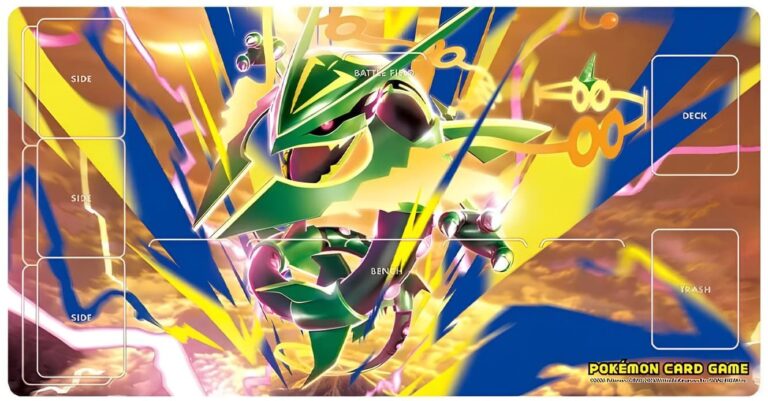 Pokémon-Card-Game-Merchandise-Playmat-Spielunterlage-Mega-Rayquaza-Pokémon-Center-Japan-TCG-Juli-2026