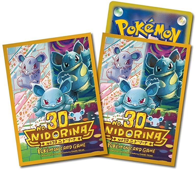 Pokémon-Card-Game-Merchandise-Sleeves-Kartenhüllen-30 Nidorina-Pokémon-Center-Japan-TCG-September-2026