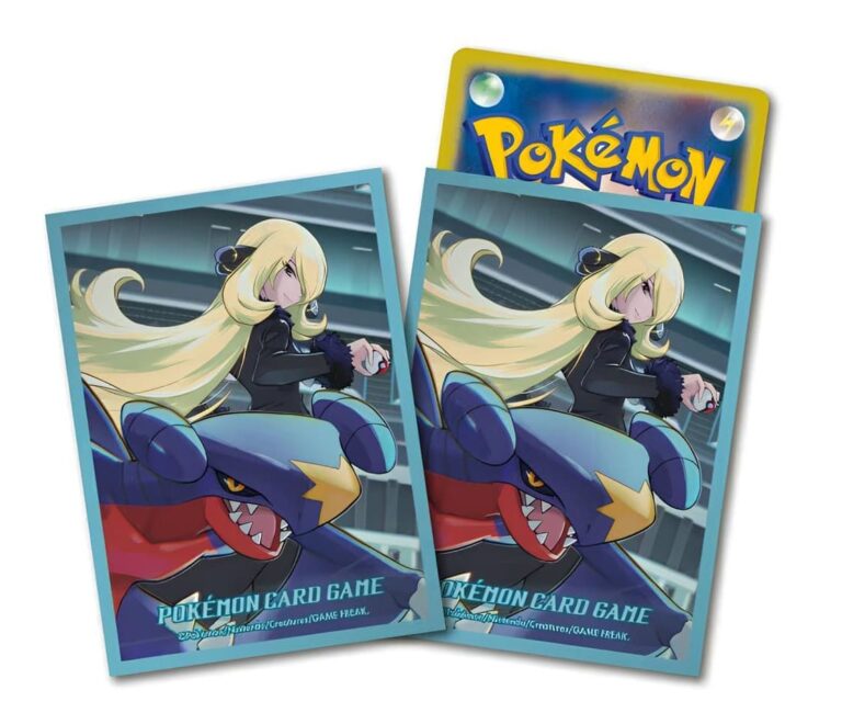 Pokémon-Card-Game-Sleeves-Kartenhüllen-Cynthia-Garchomp-Knakrack-Pokémon-Center-Japan-TCG-März-2025-1