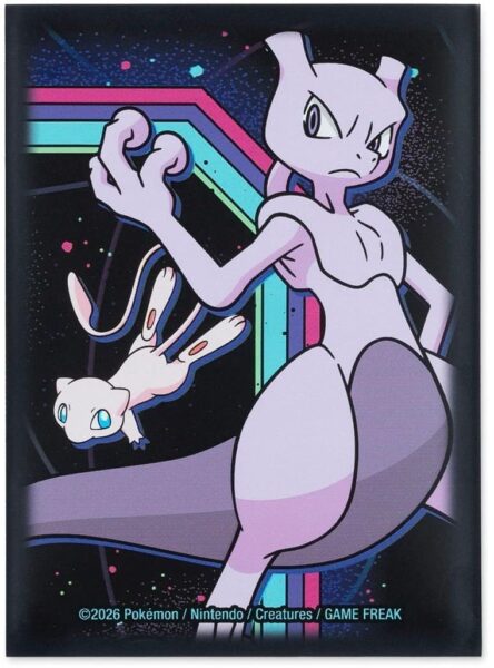 Pokémon-Center-TCG-Merchandise-Mewtwo-Mew-Discovery-Card-Sleeves-Oktober-2026