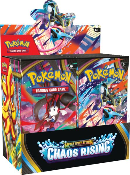 Pokémon-Chaos-Rising-Wachsendes-Chaos-Booster-Box-Display-Englisch
