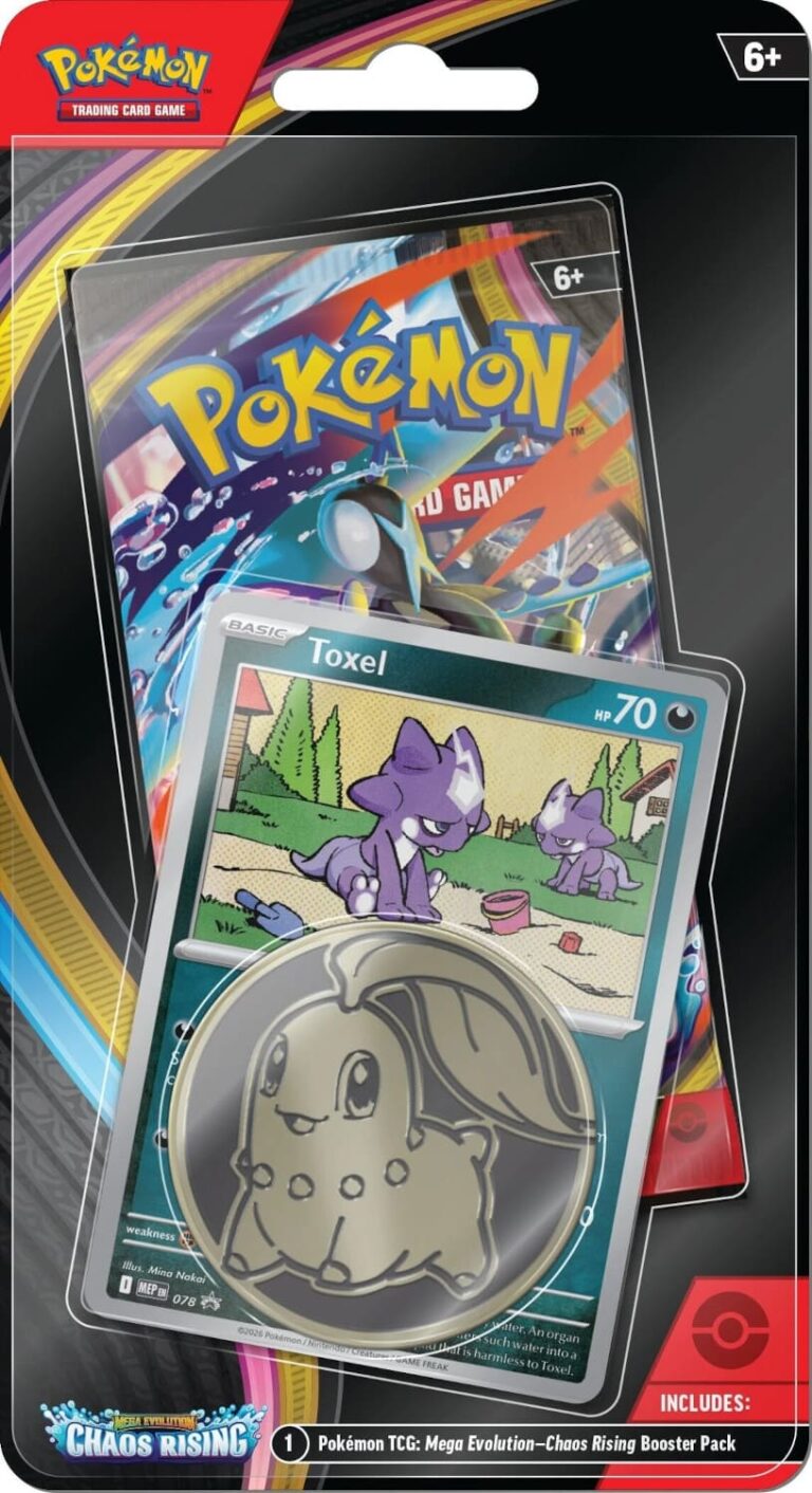 Pokémon-Chaos-Rising-Wachsendes-Chaos-Checklane-Booster-Blister-Toxel-Englisch