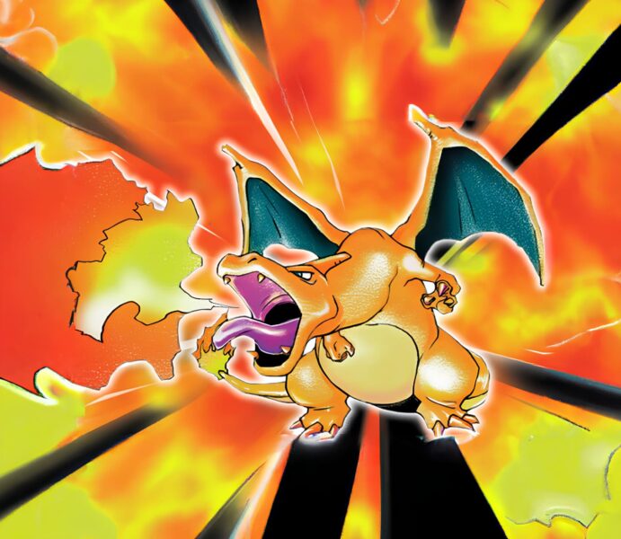 Pokémon-Charizard-Glurak-Base-Set-Artwork-Illustration