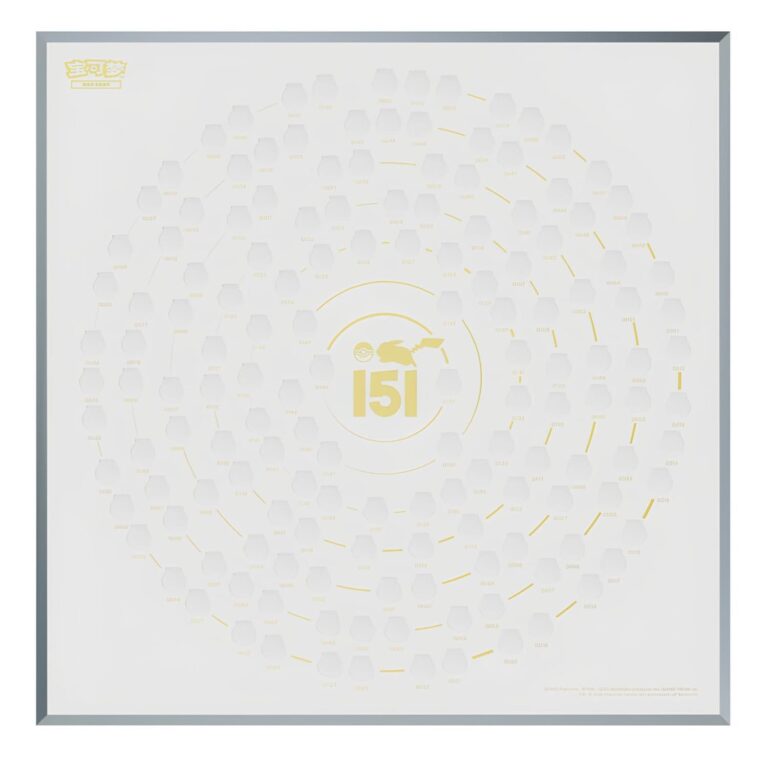 Pokémon-Collect-151-Coin-Display-TCG-Sammelkartenspiel-China-Weiß