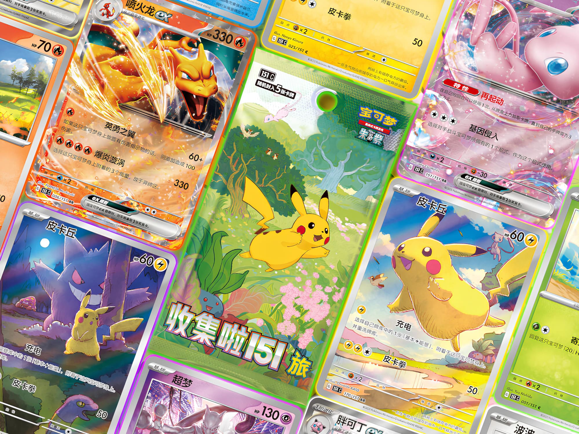 Pokémon-Collect-151-Set-Erweiterung-China-TCG-Sammelkartenspiel-China-2025