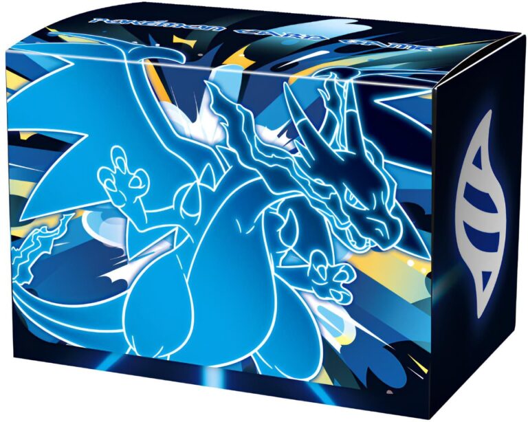 Pokémon-Deck-Box-Zubehör-Mega-Charizard-Glurak-X-Korea-TCG-Sammelkartenspiel