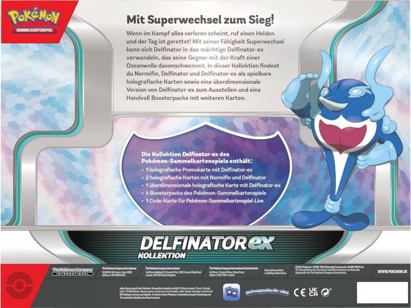 Pokémon-Delfinator-ex-Kollektion-Box-Sammelkartenspiel-TCG-2024-Back