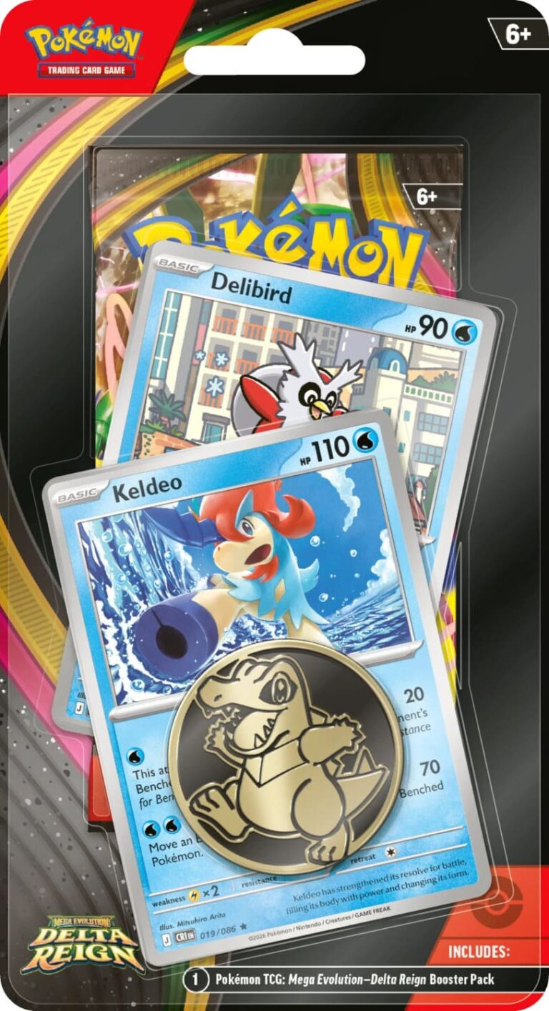 Pokémon-Delta-Reign-Herrschaft-Checklane-Blister-Keldeo-Englisch