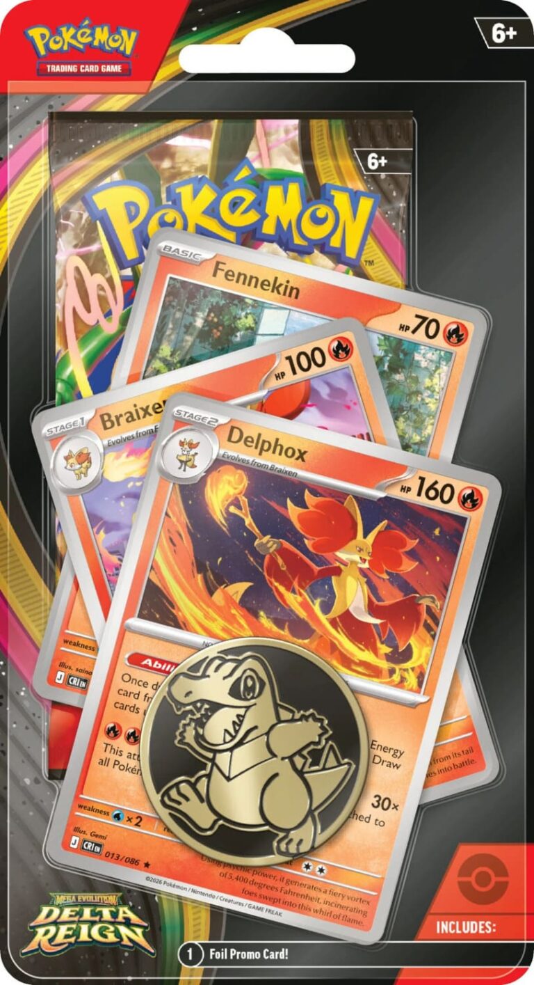 Pokémon-Delta-Reign-Herrschaft-Premium-Checklane-Blister-Delphox-Englisch