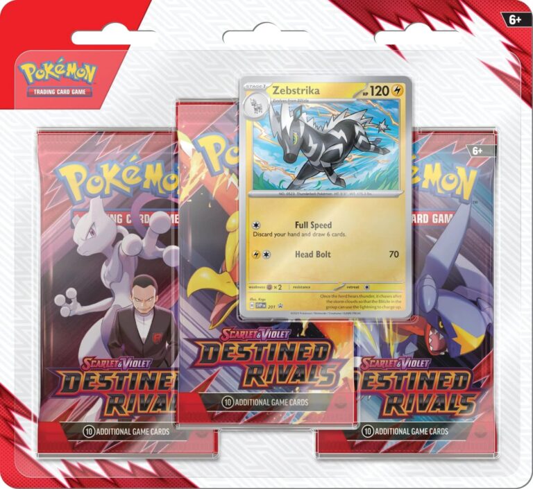 Pokémon-Destined-Rivals-Ewige-Rivalen-Booster-Blister-Zebrstika-Englisch