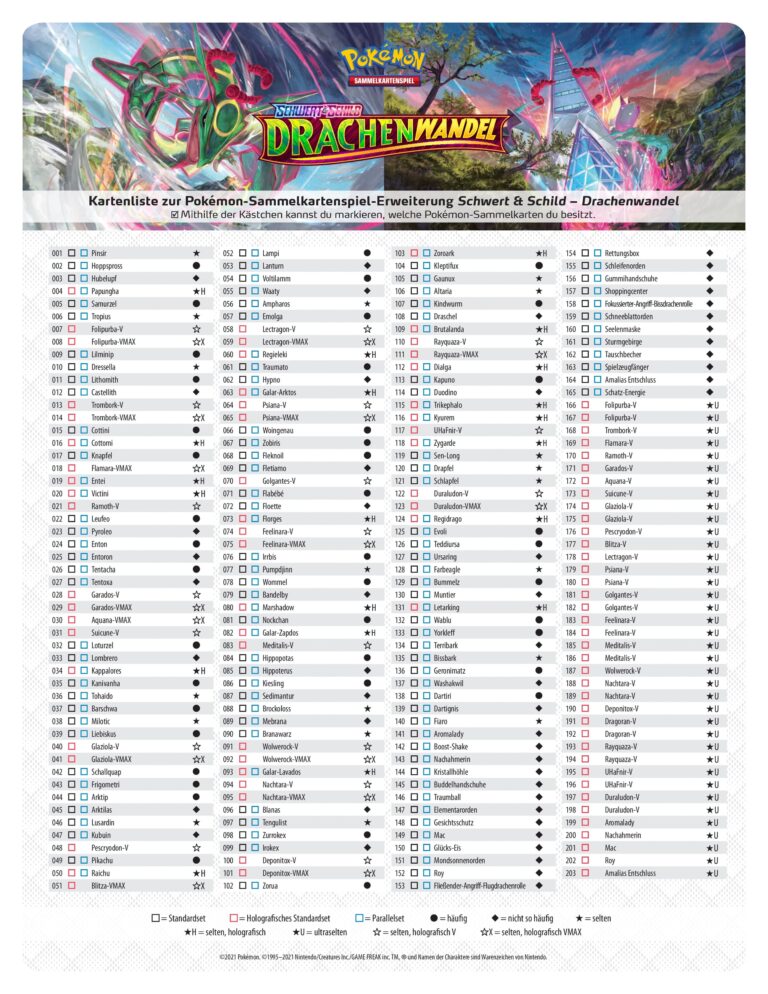 Drachenwandel_Kartenliste