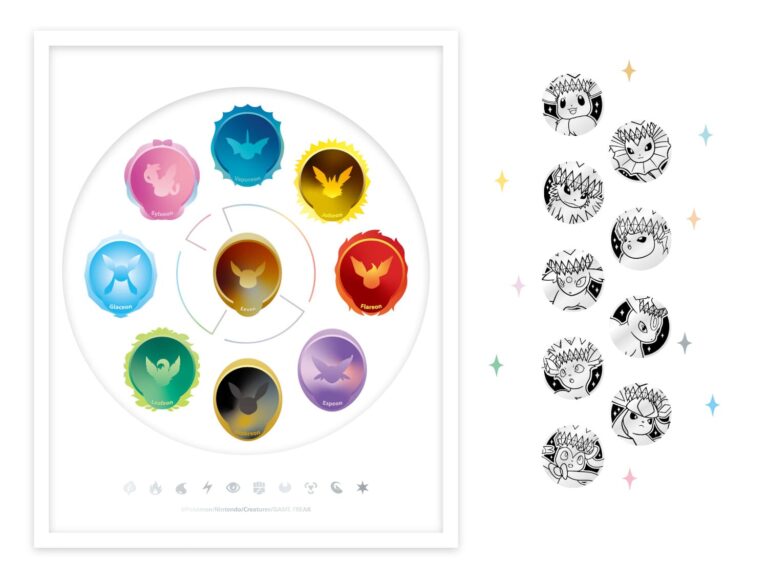 Pokémon-Eevee-Coin-Display-Frame-Set-Box-Terastal-Gathering-Festival-China-TCG-1
