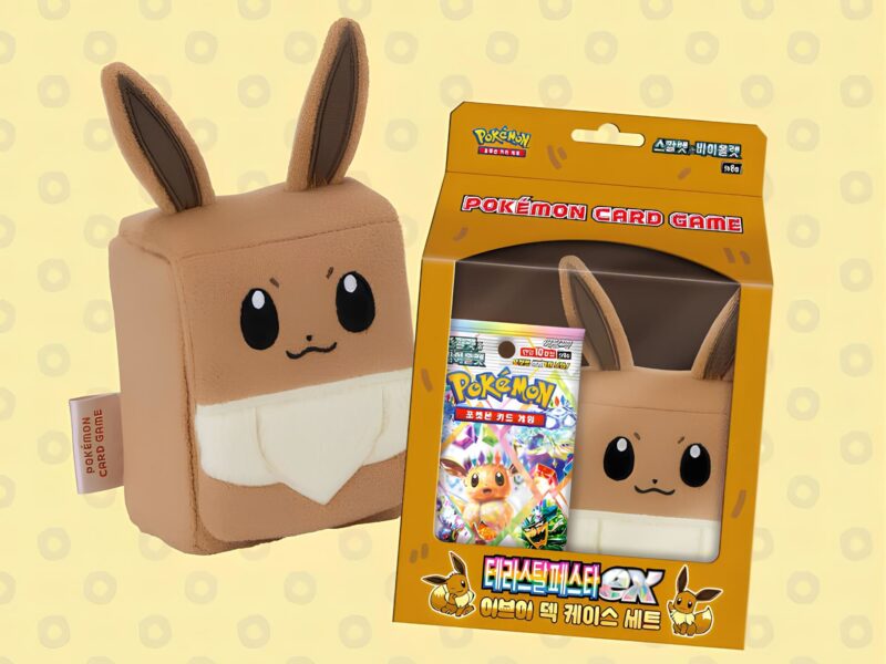 Pokémon-Eevee-Deck-Case-Set-Evoli-Deckbox-Set-Terastal-Festival-ex-Korea-TCG-Sammelkartenspiel-2025