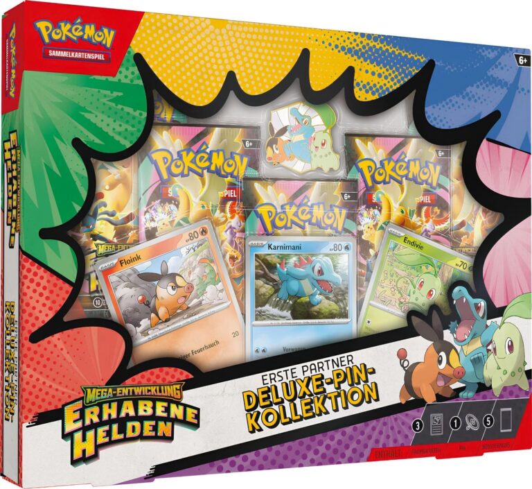 Pokémon-Erhabene-Helden-Erste-Partner-Deluxe-Pin-Kollektion-Box-Deutsch
