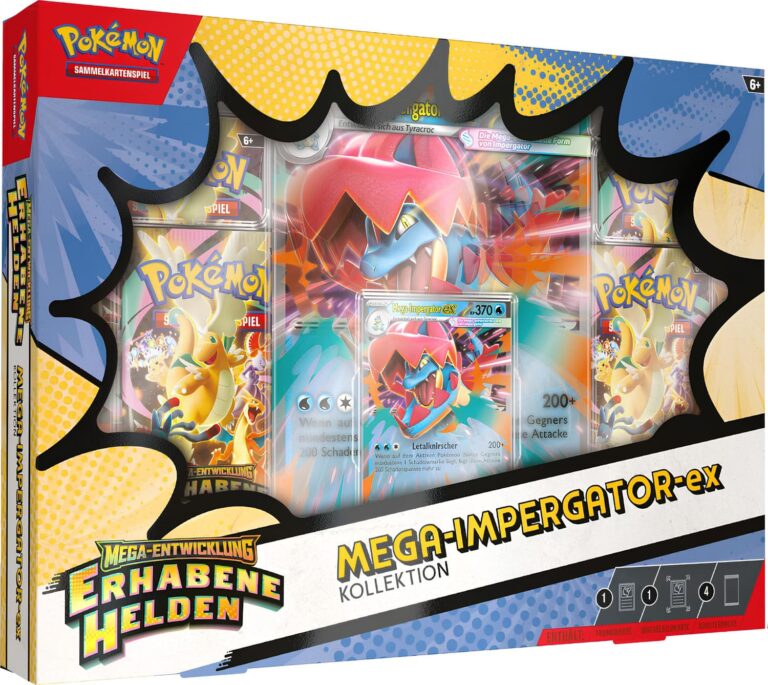 Pokémon-Erhabene-Helden-Mega-Impergator-ex-Kollektion-Box-Deutsch