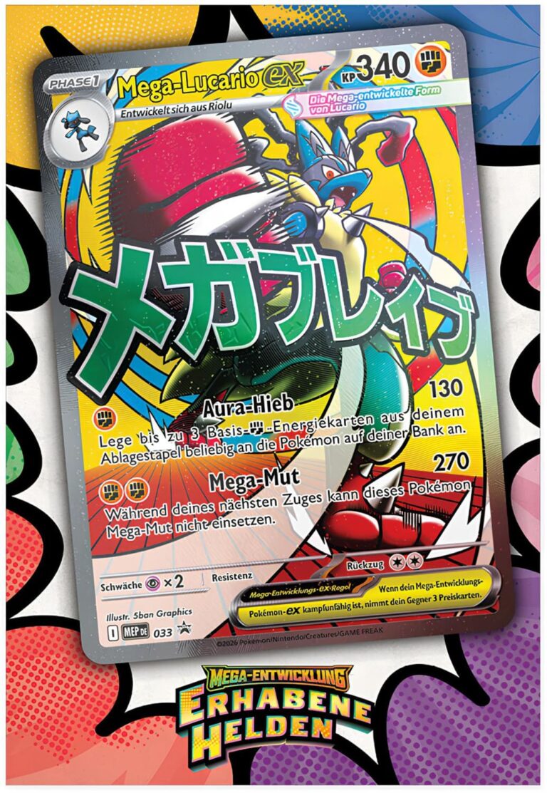 Pokémon-Erhabene-Helden-Premium-Poster-Kollektion-Mega-Lucario-ex-Deutsch-1