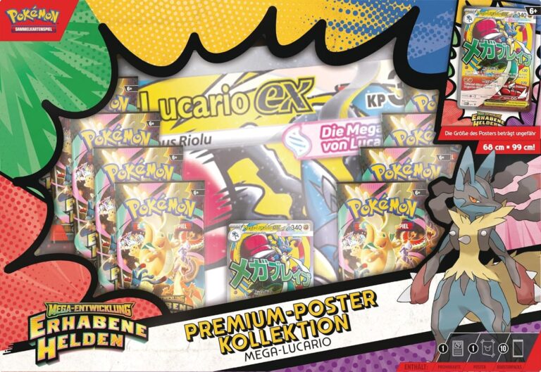 Pokémon-Erhabene-Helden-Premium-Poster-Kollektion-Mega-Lucario-ex-Deutsch-4