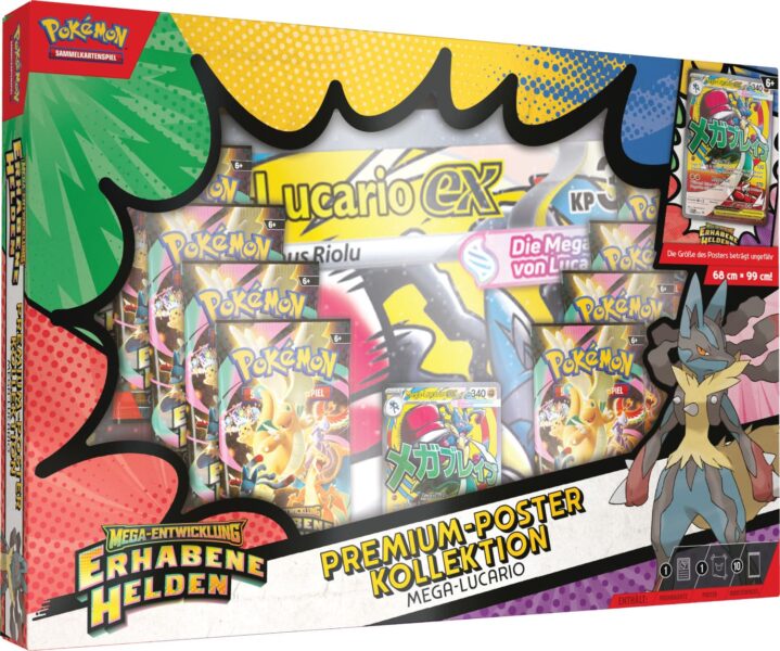 Pokémon-Erhabene-Helden-Premium-Poster-Kollektion-Mega-Lucario-ex-Deutsch