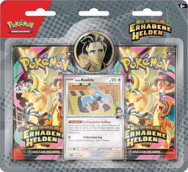 Pokémon-Erhabene-Helden-Trainer-Blister-Kollektion-Aokis-Koalelu-Deutsch
