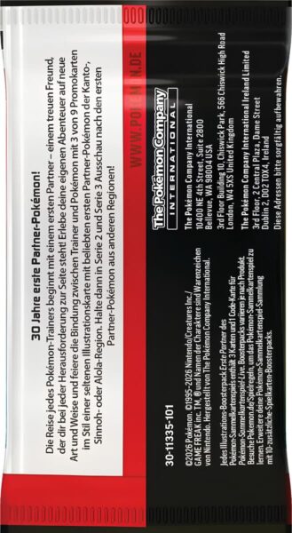 Pokémon-Erste-Partner-Illustration-Rare-Promo-Booster-Pack-Deutsch-Serie-1-Back