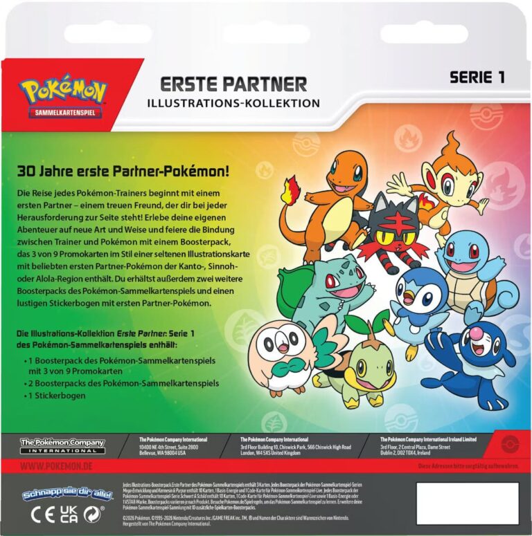 Pokémon-Erste-Partner-Illustrations-Kollektion-Box-30th-Anniversary-Serie-1-TCG-Deutsch-2026-Back