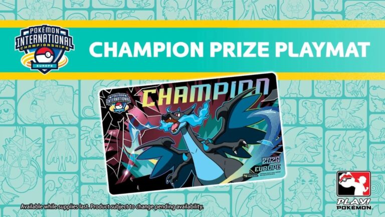 Pokémon-Europe-International-Championships-Meisterschaften-EUIC-2026-Champion-Playmat