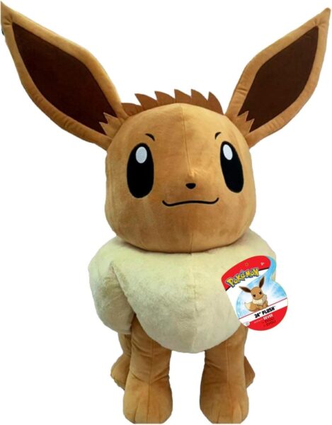 Pokémon-Evoli-Kuscheltier-Plüschtier-Stofftier-Plüschfigur-Jumbo-XXL-60cm