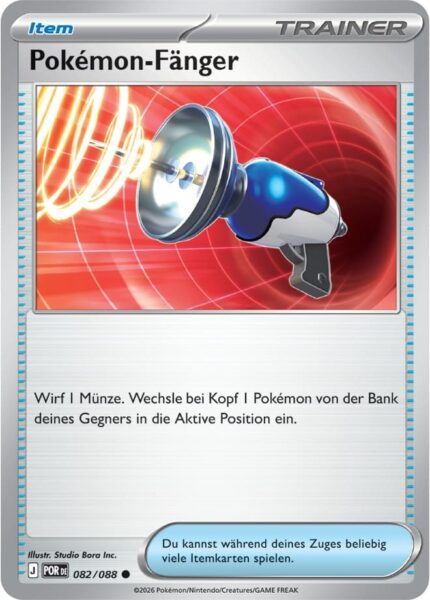 Pokémon-Fänger-082-088-Optimale-Ordnung-Pokémon-Karte-Deutsch