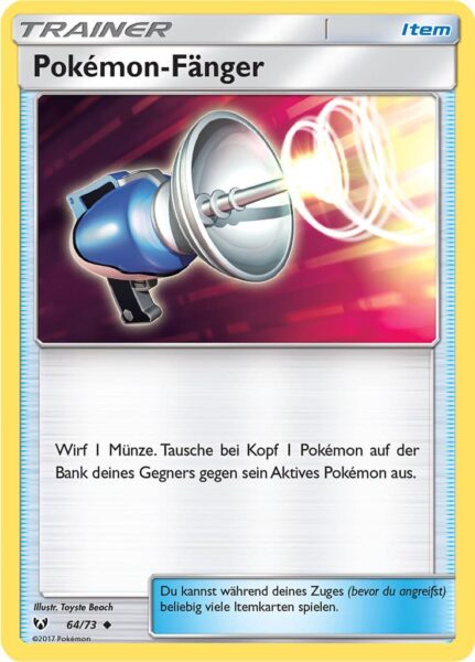 Pokémon-Fänger-64-73-Schimmernde-Legenden-Pokémon-Karte-Deutsch-TCG-Sammelkartenspiel