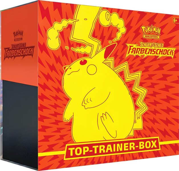 Pokémon-Farbenschock-Top-Trainer-Box-Deutsch-Pikachu