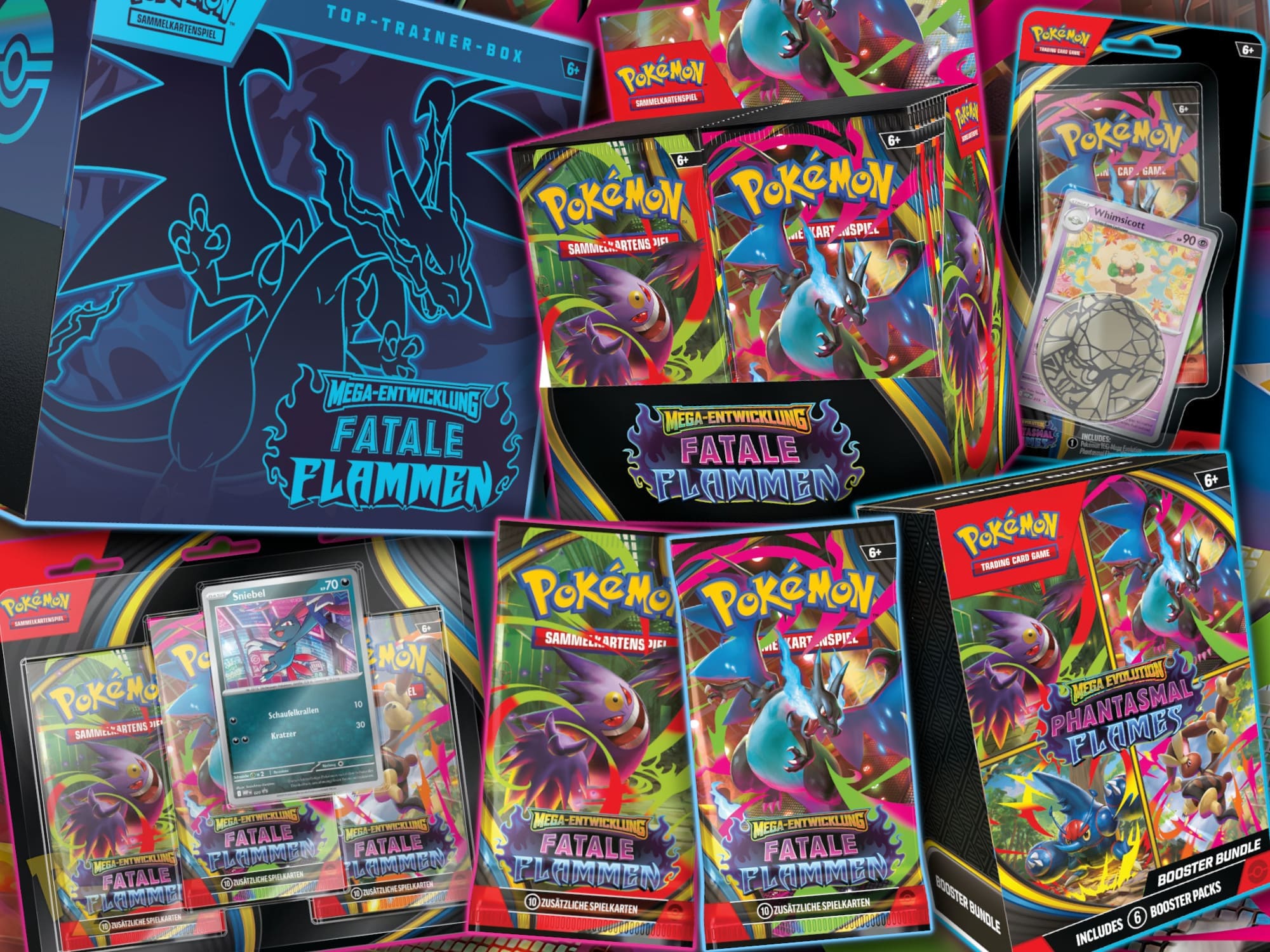 Pokémon-Fatale-Flammen-Phantasmal-Flames-kaufen-Produktübersicht-Booster-Boxen-Kollektionen-TCG-Sammelkartenspiel