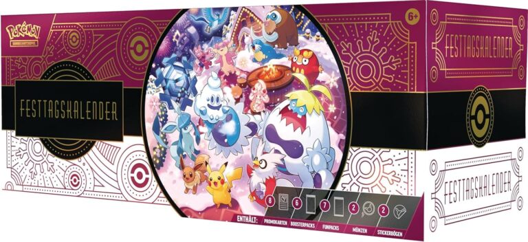 Pokémon-Festtagskalender-Weihnachtskalender-Adventskalender-2025-TCG-Sammelkartenspiel-Kollektion-Box