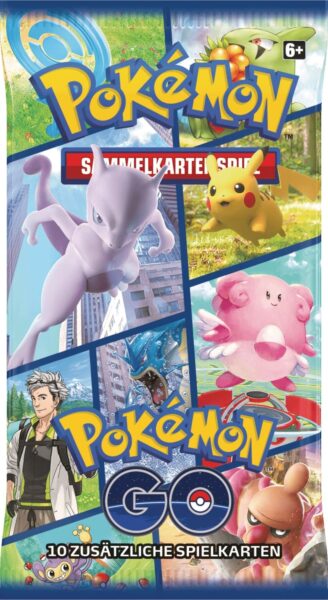 Ein Pokemon TCG Booster Pack aus dem Set Pokemon GO auf Deutsch