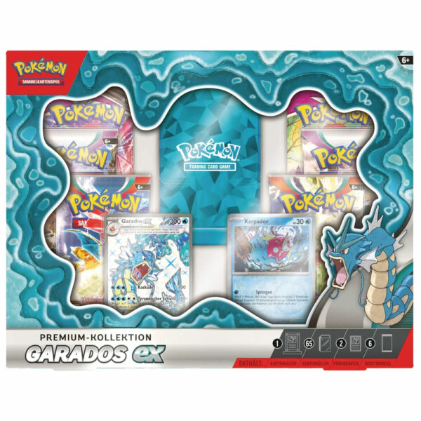 Pokémon-Garados-ex-Premium-Kollektion-Box-TCG-Karten-Sammelkartenspiel